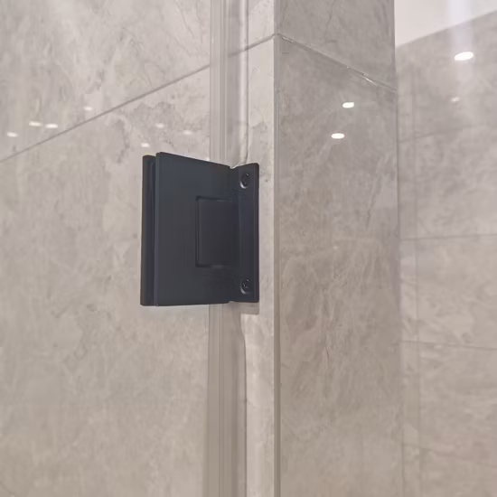 Hinge+Pivot Door T-Shape Shower Enclosure_Seperating Shower+Toilet (L24966)