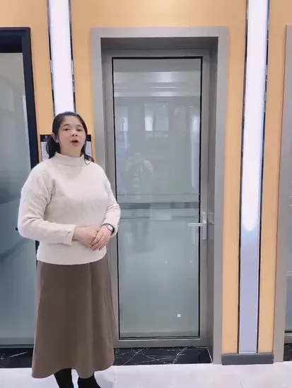 Modernes Design Badezimmer-Glastür, Duschraum, Aluminiumtür für WC, Toilette, Innenbereich, Badezimmer-Flügeltüren